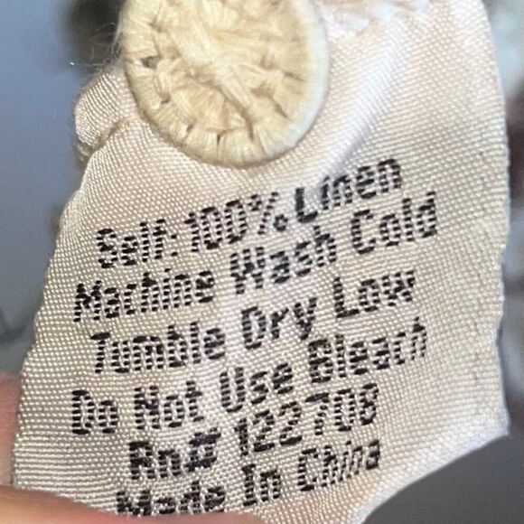 Women's Pete & Greta / Johnny Was Brown Henley Raglan Oversized Stars Stripe Sm - Picture 4 of 10